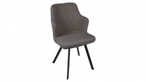 Стул «Лукас» Черный муар, Микровелюр BRENDY Latte в Мегионе - megion.mebel-tymen.ru | фото