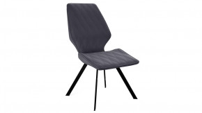 Стул «Матэо»  Черный муар, Микровелюр BRENDY Graphite в Мегионе - megion.mebel-tymen.ru | фото