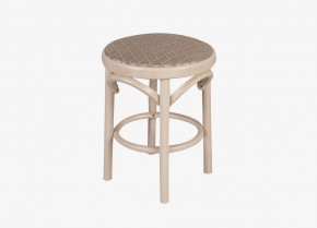 Табурет Мягкий Бежевый/Беленый дуб в Мегионе - megion.mebel-tymen.ru | фото