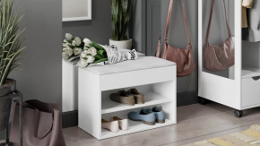 Тумба для обуви «Лайт» Тип 1 Белый глянец в Мегионе - megion.mebel-tymen.ru | фото