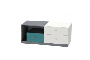 Тумба Клео Т-1, 1200 мм, графит, миндаль, океан Диал в Мегионе - megion.mebel-tymen.ru | фото