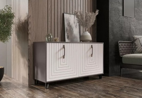 Тумба Квадро М-5, софт серый/софт вайт в Мегионе - megion.mebel-tymen.ru | фото