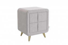 Тумба прикроватная Софи 2 галька (велюр) в Мегионе - megion.mebel-tymen.ru | фото