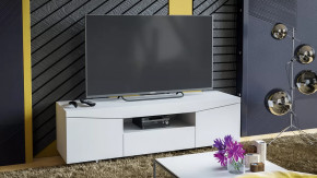 Тумба ТВ тип 1 Белый Ясень в Мегионе - megion.mebel-tymen.ru | фото