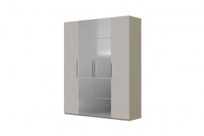 Вива Шкаф распашной ШР-4 2 зеркала Латте/Текстиль в Мегионе - megion.mebel-tymen.ru | фото